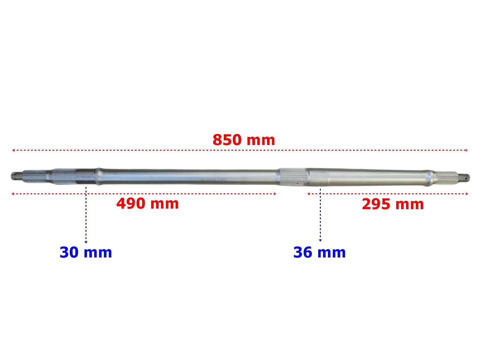 KÜBA TRV 350 ARKA  AKS MİLİ