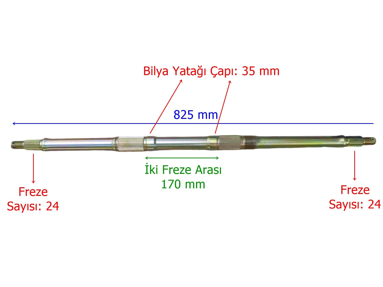 ATV AU200 ARKA AKS MİLİ